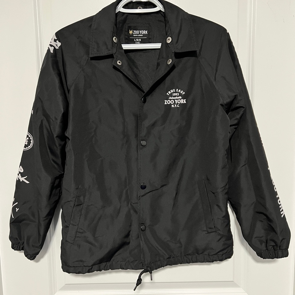 Zoo York Black Windbreaker Jacket